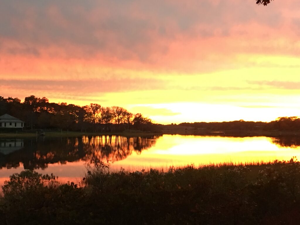 Sunset over the Peconic Bay