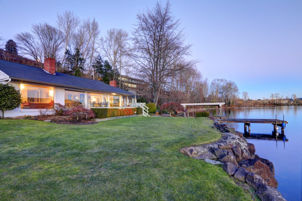 Government grants for your septic at a waterfront home with private dock