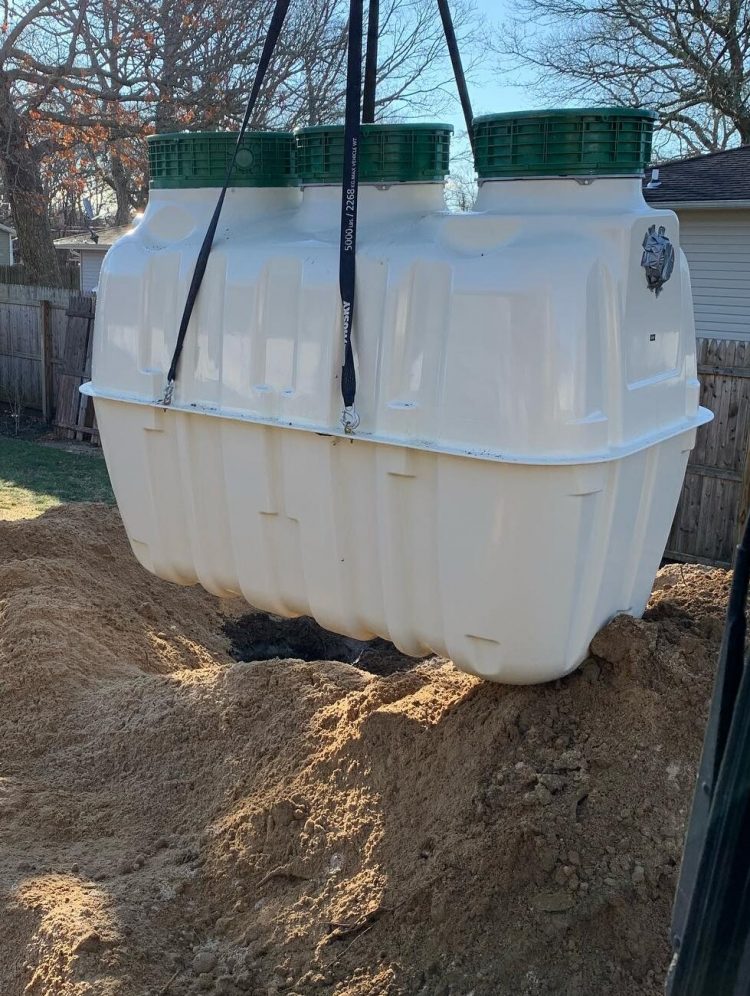 Installation of an innovative/advanced wastewater treatment system